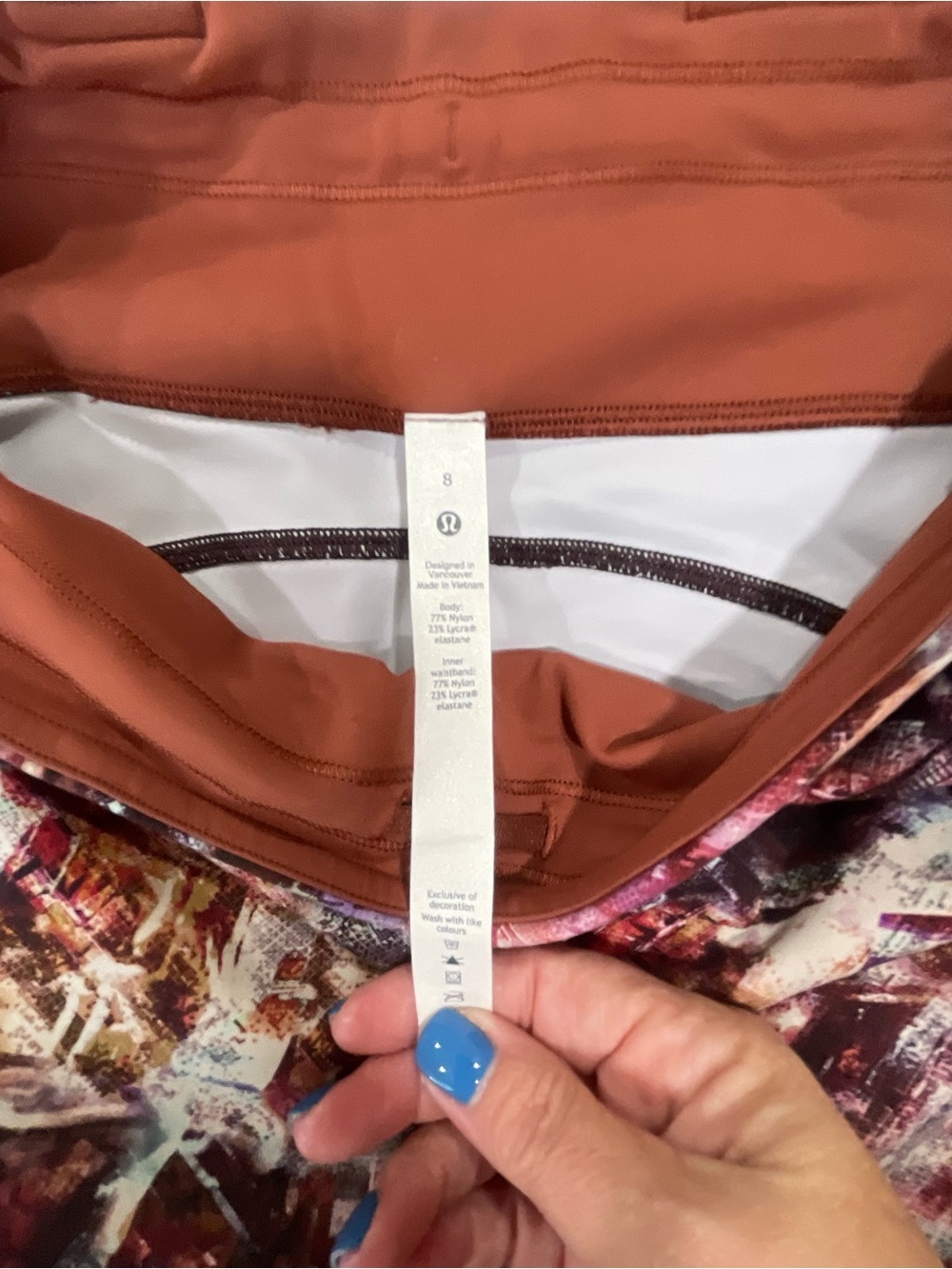 lululemon athletica Rust Brown Active Leggings